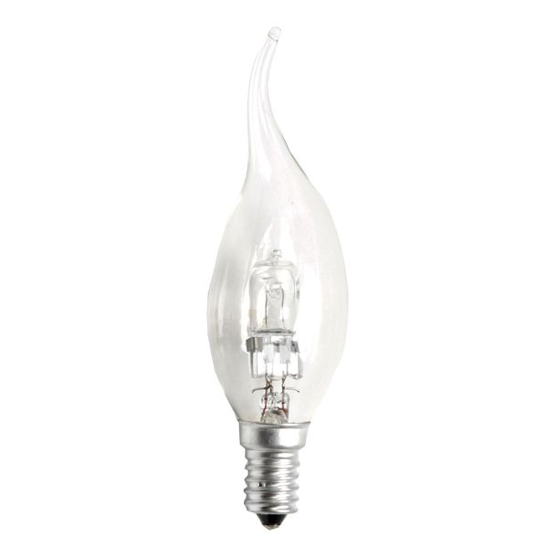 Bec E14 28W 230V ECO Halogen, clar, Lumanare, Ornament