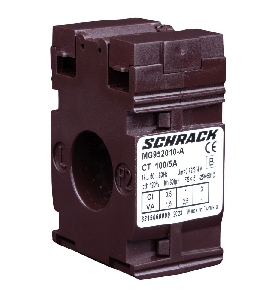 Schrack- Transformator curent  100/ 5A,  1VA
