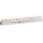 Hager- Bareta Busbar faza (L), 4P,  63A, furca, 10mm², 12M