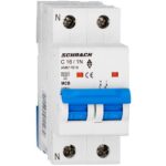 Schrack MCB AMPARO- Disjunctor 2P (1P+N), 16A,  6kA, curbă C, 2M