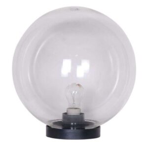 Glob Ø200 cu soclu, transparent, IP65