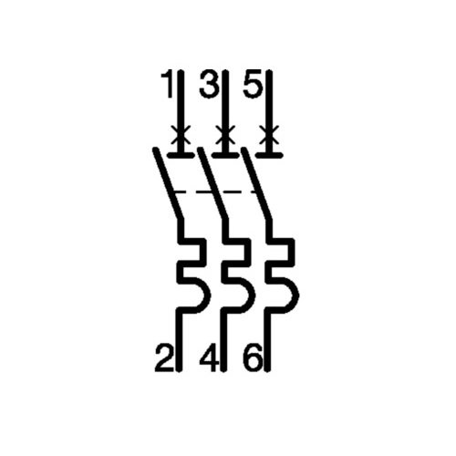 Disjunctor Protecție Motor 3P 6,3-10A 4kW 2,5M, Hager | MM510N - imagine 2