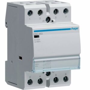 Hager- Contactor 4P, 63A, 230V, 4ND, 3M