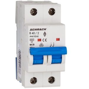 Schrack MCB AMPARO- Disjunctor 2P, 40A,  6kA, curbă B, 2M