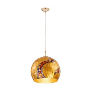 Kolarz- LUNA, Lampa suspendata, Kiss Gold, 1xE27, D40, Gold 24K