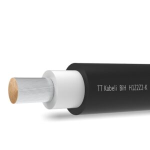 H1Z2Z2-K Cablu solar fotovoltaic 1x 6mm², negru (tambur 500ml)