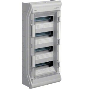 Hager Vector- Tablou electric 48 module, aparent, usa transparenta, UV rezistent, IP65