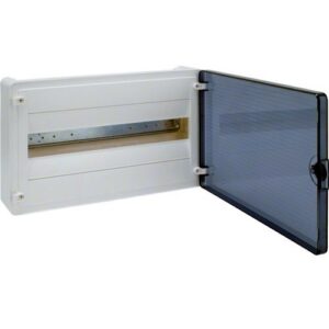 Hager Golf- Tablou electric 18 module, aparent, usa transparenta, IP40