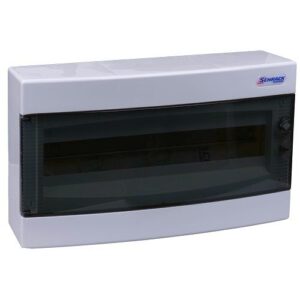 Schrack TOPO- Tablou electric 18 module, aparent, usa transparenta, IP40