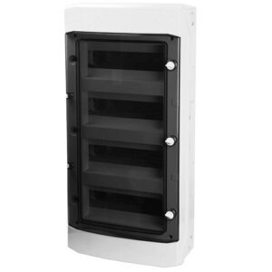 Schrack- Tablou electric 48 module, aparent, usa transparenta, UV rezistent, IP65