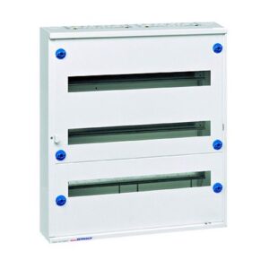 Schrack Modul 160- Tablou electric metalic,  72 (3x24) module,  600x543x140, aparent, IP30