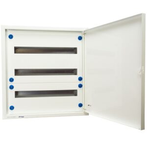 Schrack Modul 160- Tablou electric metalic,  72 (3x24) module,  620x588x136, incastrat, usa opaca, IP30