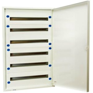 Schrack Modul 160- Tablou electric metalic, 198 (6x33) module, 1070x750x136, incastrat, usa opaca, IP30