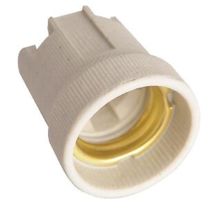 Dulie E27, Portelan, alb, IP20