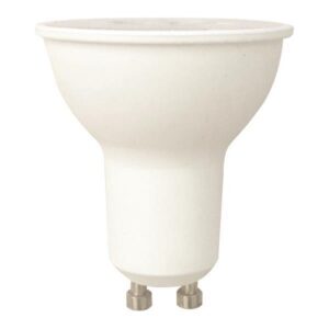 Bec GU10 LED,  6,5W, 6500K (alb rece), 240V, Dimabil, alb mat