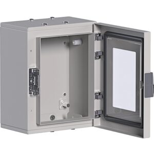 Hager Orion Plus- Tablou Electric Metalic  250x200x160, Aparent, 1 usa transparenta, IP65