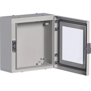 Hager Orion Plus- Tablou Electric Metalic  300x300x160, Aparent, 1 usa transparenta, IP65