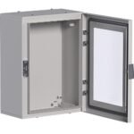 Hager Orion Plus- Tablou Electric Metalic  400x300x200, Aparent, 1 usa transparentă, IP65