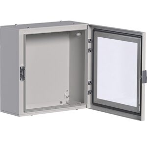 Hager Orion Plus- Tablou Electric Metalic  400x400x200, Aparent, 1 usa transparenta, IP65