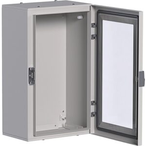 Hager Orion Plus- Tablou Electric Metalic  500x300x200, Aparent, 1 usa transparenta, IP65