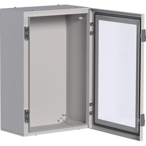 Hager Orion Plus- Tablou Electric Metalic  600x400x250, Aparent, 1 usa transparentă, IP65