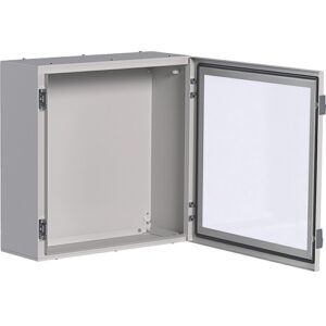 Hager Orion Plus- Tablou Electric Metalic  600x600x250, Aparent, 1 usa transparenta, IP65
