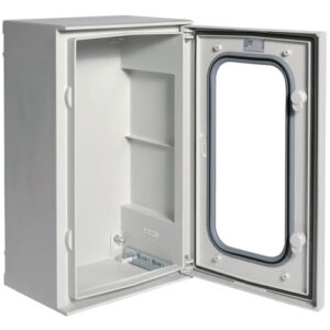 Hager Orion Plus- Tablou Electric Poliester  500x 300x200, Aparent, 1 usa transparentă, IP66