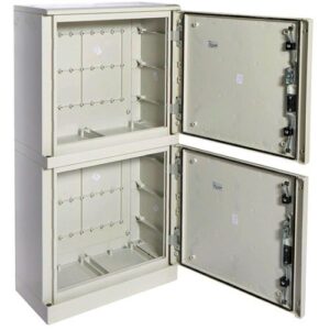 Hager Orion Plus- Tablou Electric Poliester 1150x 600x300, Aparent, 2 usi, 2 compartimente, IP65