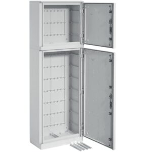 Hager Orion Plus- Tablou Electric Poliester 1450x 600x300, Aparent, 2 usi, 2 compartimente, IP65