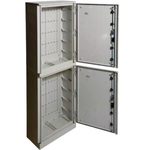 Hager Orion Plus- Tablou Electric Poliester 1750x 600x300, Aparent, 2 usi, 2 compartimente, IP65