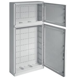 Hager Orion Plus- Tablou Electric Poliester 1750x 850x300, Aparent, 2 usi, 2 compartimente, IP65