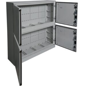 Hager Orion Plus- Tablou Electric Poliester 1150x1100x300, Aparent, 4 usi, 2 compartimente, IP65