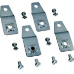 Hager Orion Plus- Suporti montare aparenta Tablou Electric Metalic (set 4bc) (kit)