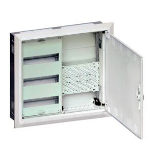 Hager Univers- Tablou Electric Metalic 36 module,  502x 560×112 + Multimedia, incastrat, 1 usa, IP30