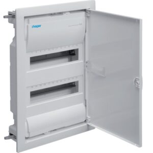 Hager Volta- Tablou Electric 24 module, incastrat gips-carton, usa metalica, IP30