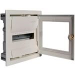 Hager Volta- Tablou Electric 12 module, incastrat gips-carton, usa transparenta, IP30