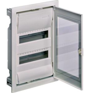 Hager Volta- Tablou Electric 24 module, incastrat, usa transparenta, IP30