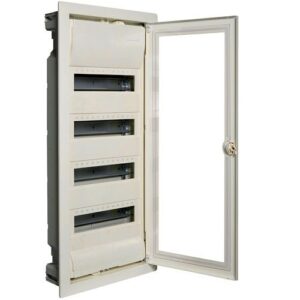 Hager Volta- Tablou Electric 48 module, incastrat, usa transparenta, IP30