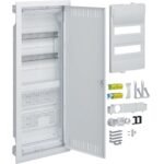 Hager Volta Multimedia- Tablou Electric Hibrid  24 module, incastrat, usa metalica, priza Schuko, IP30