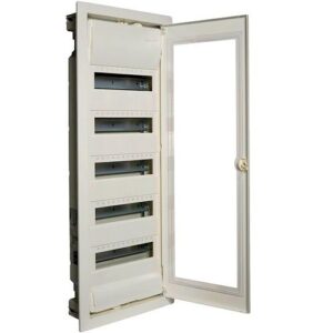Hager Volta- Tablou Electric 60 module, incastrat, usa transparenta, IP30