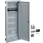 Hager Volta Multimedia- Tablou Electric  60 module, incastrat gips-carton, usa metalica, 3 prize Schuko, IP30