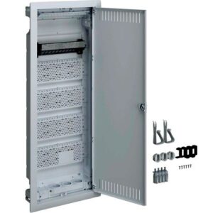Hager Volta Multimedia- Tablou Electric 60 module, incastrat gips-carton, usa metalica, 3 prize Schuko, IP30
