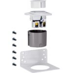 Hager- Modul priză Schuko, adaptor Euro, suport montare tablou electric