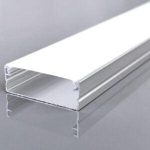 Profil banda LED 10x30x2000, Aluminiu, cu dispersor, aparent, IP44