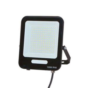Proiector LED, 100W, 6500K (alb rece), 240V, negru, IP66