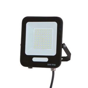 Proiector LED,  50W, 6500K (alb rece), 240V, negru, IP66