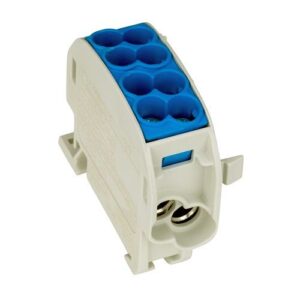 Schrack- Clema derivatie 1P, 25mm², izolata, albastru, conexiune Al/Cu