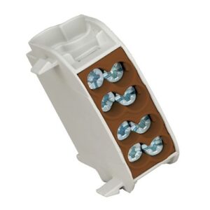 Schrack- Clema derivatie 1P, 25mm², izolata, maro, conexiune Al/Cu