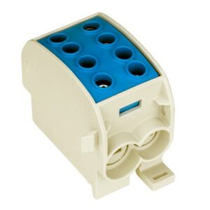 Schrack- Clema derivatie 1P, 70mm², izolata, albastru, conexiune Al/Cu