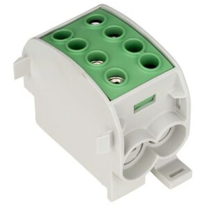 Schrack- Clema derivatie 1P, 70mm², izolata, verde, conexiune Al/Cu